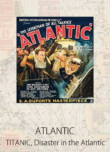 タイタニックのDVD Titanic : The Atlantic 1929 ジャケット