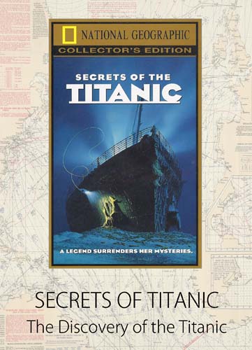 タイタニックのDVD SECRETS OF THE TITANIC ジャケット