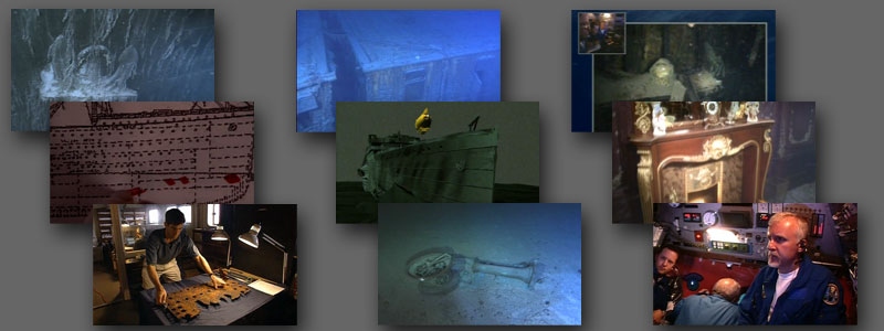 タイタニックのドキュメンタリーDVD TITANIC 4DVD Documentary Collection ダイジェスト画像