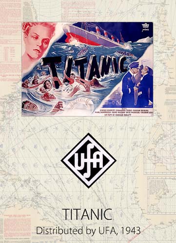 タイタニックのDVD Titanic 1943 ufa ジャケット