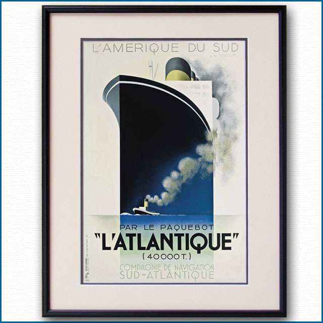 カッサンドル L'ATLANTIQUE:四方海話 巻壱:ポスター販売・Ocean-Note