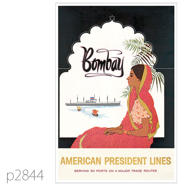 APL・客船レジデント・モンローのポスター ポストカード